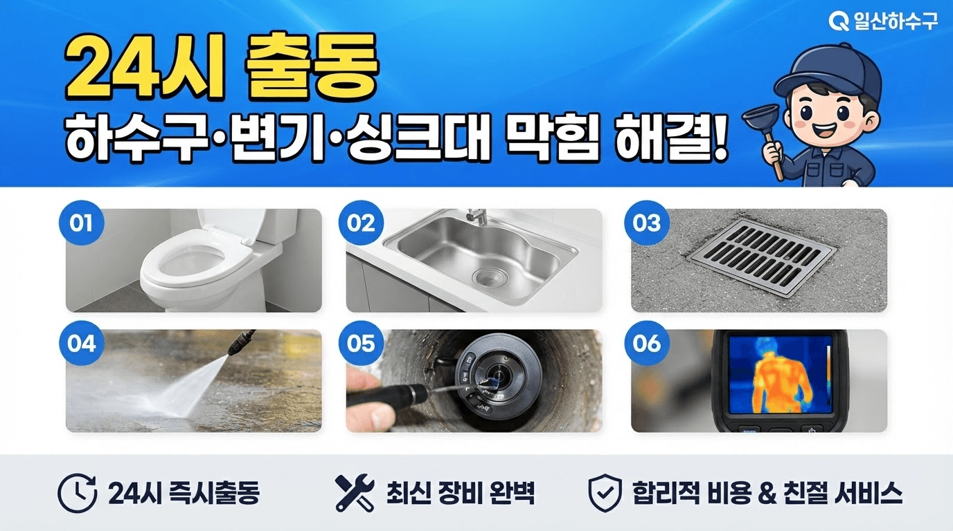 일산하수구막힘 전문업체